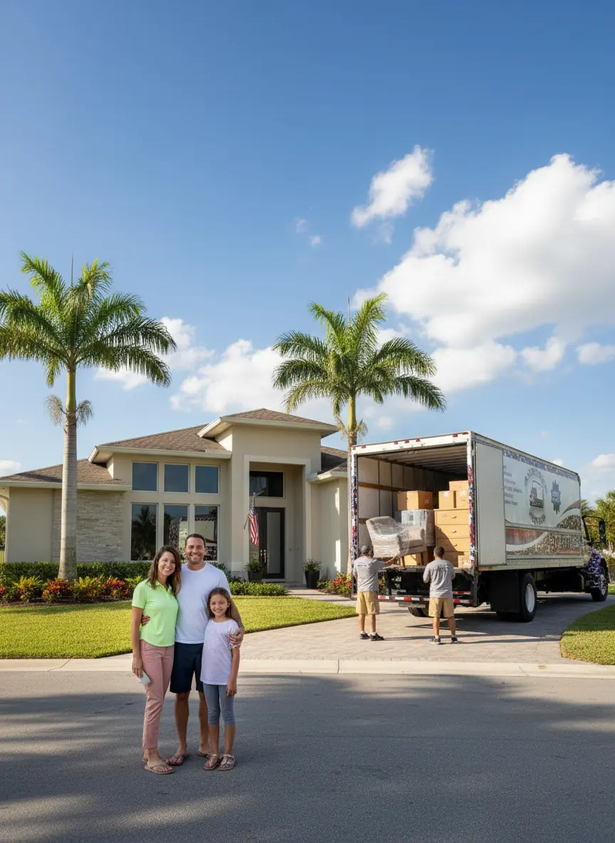 Family moving into a Treasure Coast home over Presidents Day weekend